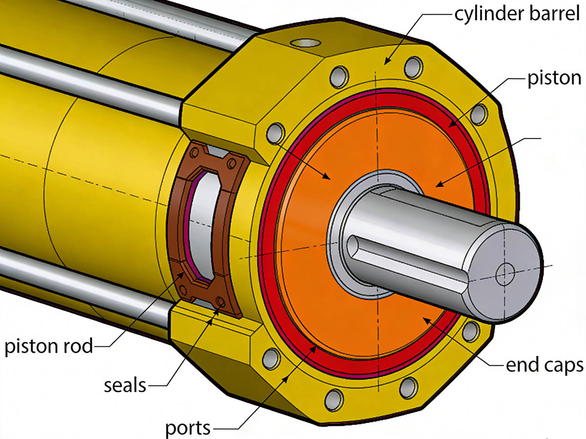 Cylindry hydrauliczne: precyzja zasilania i trwałość w zastosowaniach przemysłowych